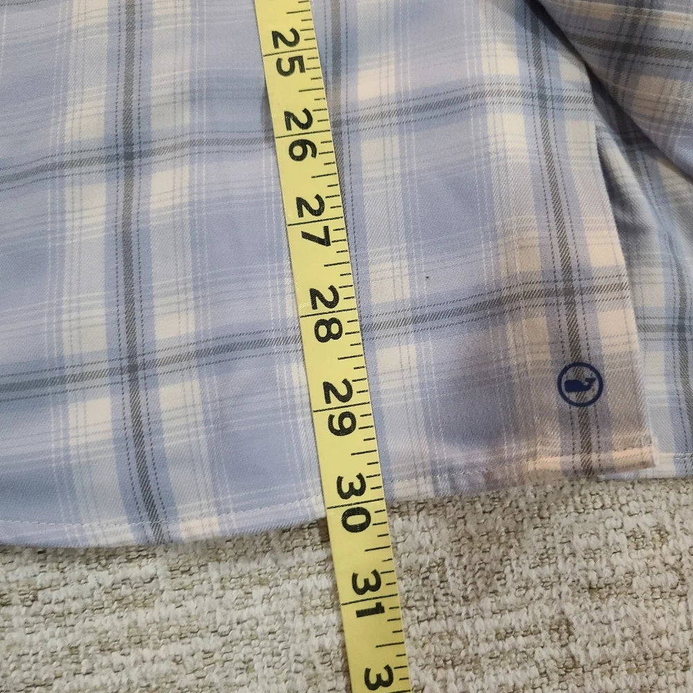 NEW Vineyard Vines Shirt Brushed Twill Plaid On The Go OTG Performance Button Up - Picture 11 of 11